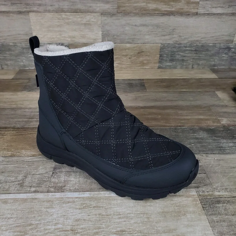 Keen Terradora II Womens Wintry Boots Sz 8 Black Waterproof Pull On Snow Boots